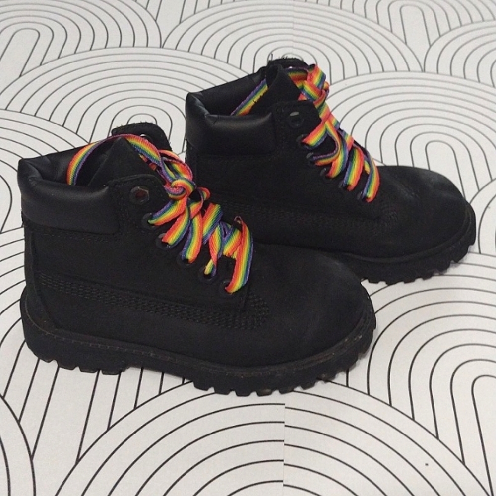 Black toddler timberland boots